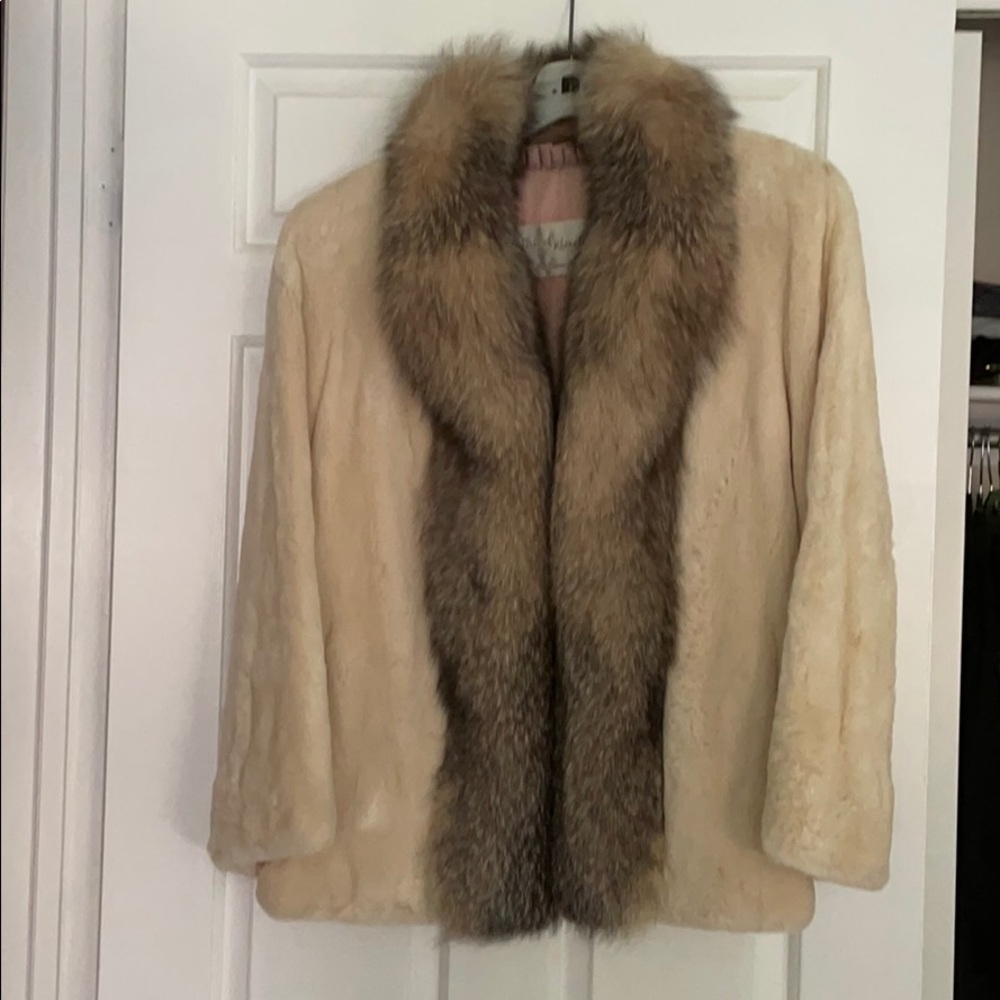 Off White Fur Jacket